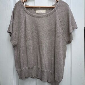 Zara Knit metallic sweater Top